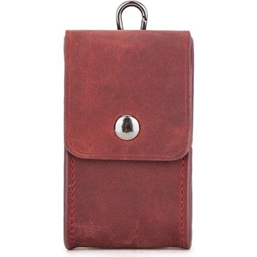 Earphone Storage Bag for Microsoft Surface Earbuds Accessories Retro Style Leather Charging Case Protective Cover Shell