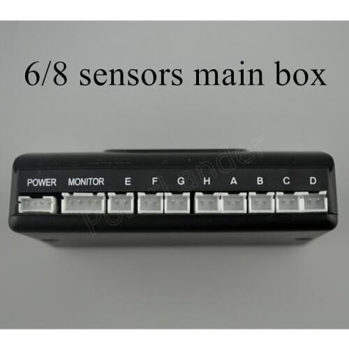 Universal Car Parking Sensor 6/8 Sensors main box 12V for Reverse Assistance Backup Radar System best price sale
