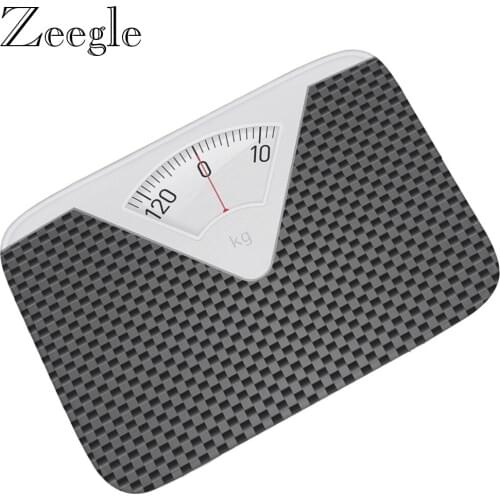 Zeegle Printed Funny Flannel Home Decoration Non-slip Floor Mat Soft Welcome Mats for Front Door And Hallway Rug