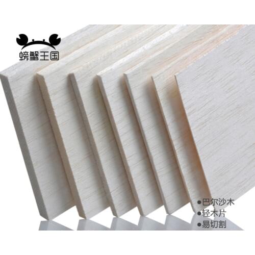 10pcs/lot 310x100mm AAA+ Model Balsa wood sheets for DIY model wooden plane boat material