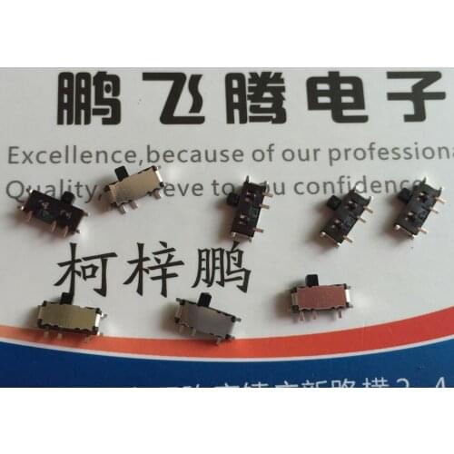 10PCS/lot Imported from Japan ALPS 7-foot small toggle switch slide switch SSSS811101 Universal MP3 MP4