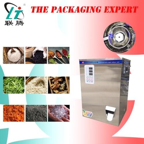 100g Model Automatic Small Scale Herb Capsules Filling And Weighing Machine Tea Leaf Packing Machine Rotating Model Filler