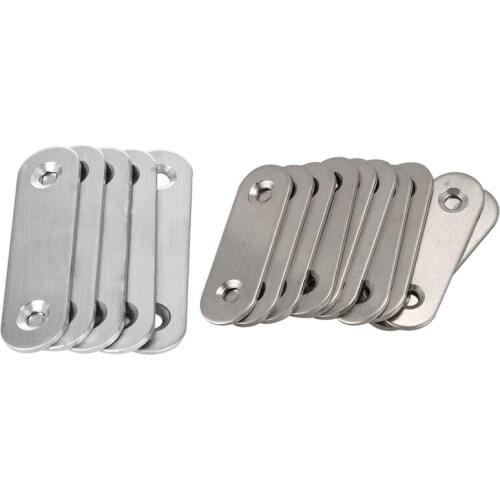 15pcs Straight Repair Joining Mending Flat Plate Bracket - 10pcs 50Mm x 16Mm & 5Pcs 60Mm x 16Mm CNIM Hot