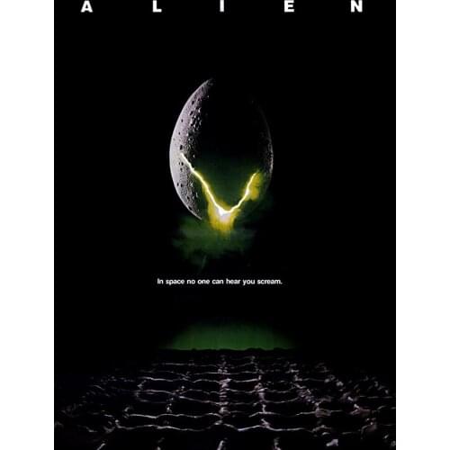 1979: Alien Sci-Fi Horror Classic Movie Old Film Retro Vintage Poster Canvas Painting DIY Wall Paper Home Decor Gift