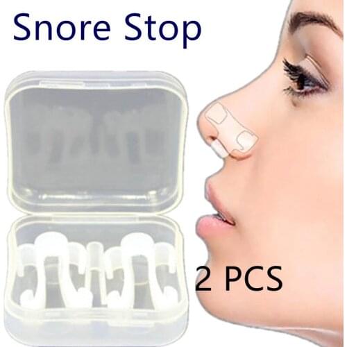 2 PCS Snoring Solution Better Sleep Nasal Dilator Anti Snore Nose Clip Nose Vents Nasal Dilators For Better Sleep Sleeping Aid