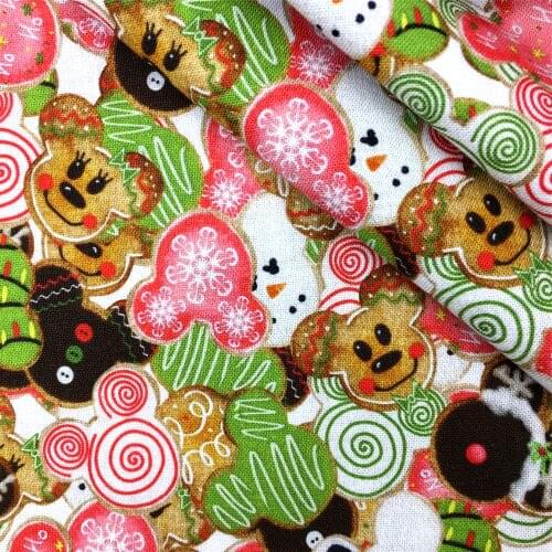 8PCS 20x33cm Cartoon Patchwork Printed Polyester Cotton Fabric Tissue Sewing Quilting Needlework Material DIY Handmade,1Yc17577