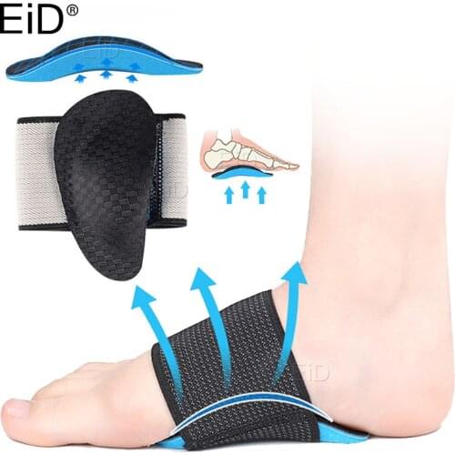 Arch Pad Support Insoles for Flat Foot Correction High Arch Cushioning Plantar Fasciitis Pain Relief Foot Care Orthopedic Insole