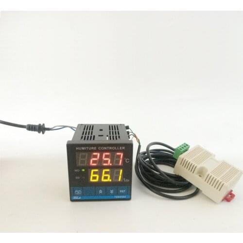 Digital TDK0302 Temperature and Humidity Controller work with heater and cooling fan or humidifier