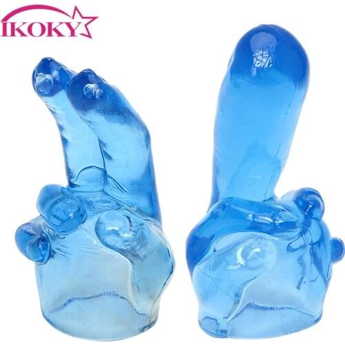 IKOKY AV Rod Head Cap Magic Wand Attachment Clitoris Stimulation G-spot Stimulate Vibrator Accessories Adult Sex Toys for Women