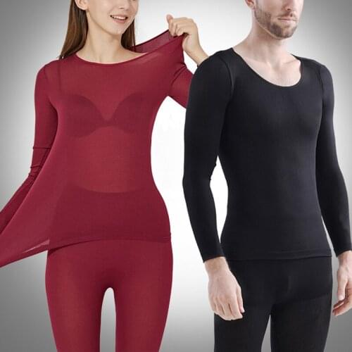 Couple Underwear Suit Autumn And Winter 37 Degree Constant Temperature Self-Heating Thermal Underwear Set Comfortable Slim Suit