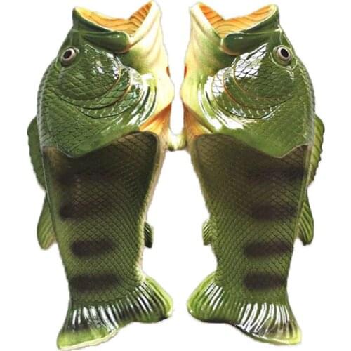 Slippers Men Summer Trend Sandals & Slippers Women Leisure Beach Funny Fish Lovers Sandals & Slippers Fish-Shaped Flip-Flops Men