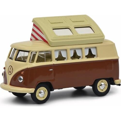 Schuco 1:64 VW T1 Mini BUS Camper opened roof Diecast Model Car