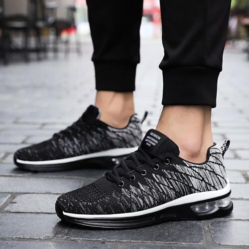 Mens Mesh Shoes Woman Breathable Trainers Men Cushion Sport Fashion Shoe Summer Casual Shoes Men Sneakers Comfort Unisex 35-45