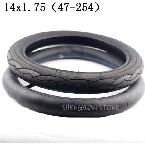 NEWEST Free Shipping Good Quality 14x1.75 Bicycle Fixed Free Inflatable Solid Tire 14x1.75 Anti Stab Riding MTB Road Bike Tyre