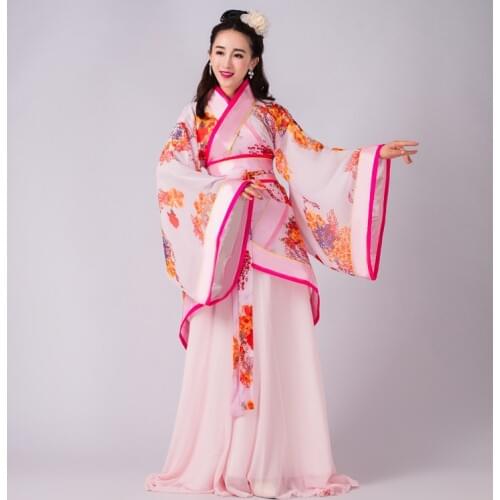 New Design Luxury Womens Cosplay Costume Dance Clothes Fairy Princess Tang Suit Hanfu Queen Chinese Ancient Clothing
