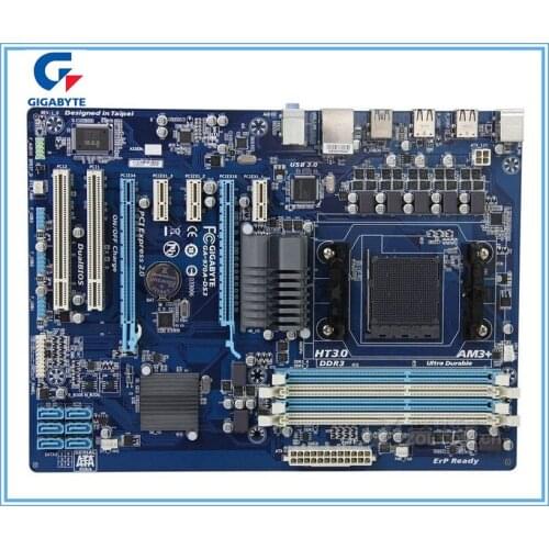 Gigabyte original motherboard GA-970A-DS3 DDR3 Socket AM3+ 970A-DS3 USB3.0 32GB Desktop motherboard