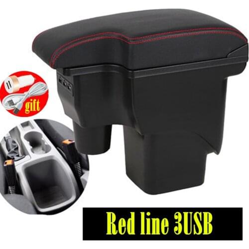 For Ford Focus 2 armrest box For Ford Focus 2 mk2 Car Armrest box car accessories nterior Retrofit parts Center Storage box USB