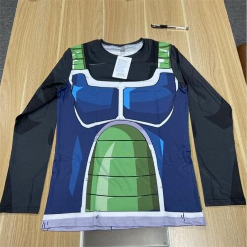 Casual MIR Cosplay Men Compression Running Shirt Fitness Tight Long/short Sleeve Sport Training Tshirt Gym Sportswear Quick Dry