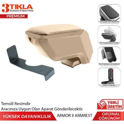 FOR Dacia Sandero Stepway 2008-2019 Model Wide Type Sliding Armrest Car-styling Decoration Accessories NO DRILLING 3 Colors