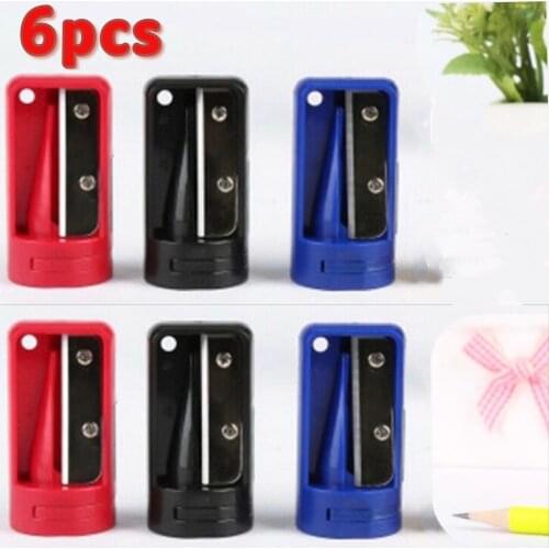 6Pcs 5.4cm Carpenters Standard Pencils Construction Pencil Carpenter Wood Pencils Sharpener Mode