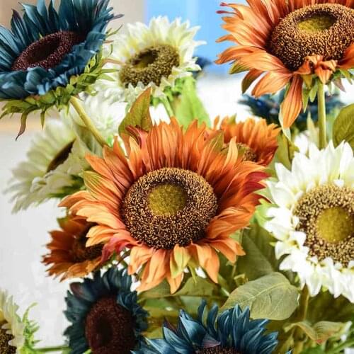 Dried Flowers Artificial Flower Stimulation Decoration Home Decor Wedding Decorations Home Accessories Artificial Sunflower