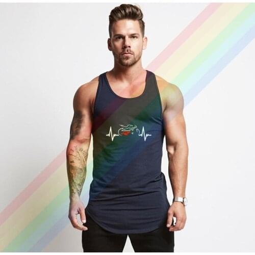 Bike Bmw S1000r Motorcycle Brand Gym Clothing Bodybuilding Cotton Tank Tops For Men Summer Singlet Sleeveless Plus Size