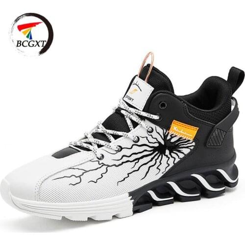 2020 Spring And Autumn Lightning Mens Shoes Fashion Sports Outdoor Shoes Breathable Non-slip Wear-resistant Running Shoes