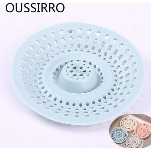 High Quality Silicone Kitchen Strainer Sink Colander Sewer Hair Filter Bath Waste Sink Strainer Filter Net Drain Hair Catcher