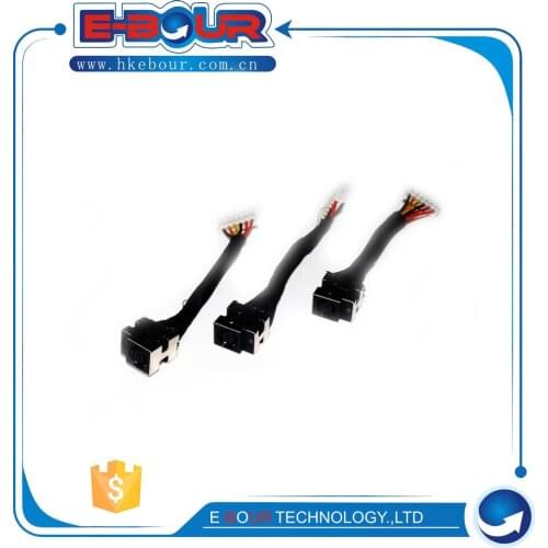 10pcs/lot Laptop DC Jack Connector with Cable for HP CQ50 CQ60 CQ70 DC Plug Socket