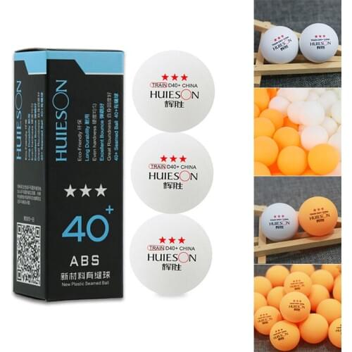 3pcs Pingpong Balls Table Tennis Professional Accessories ABS For Training Sports FK88