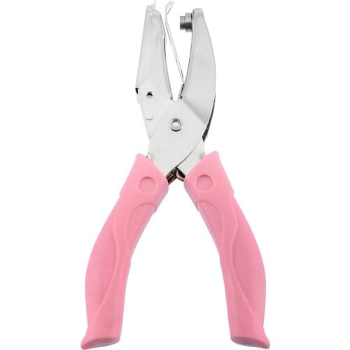 5 Shapes Hole Punch Cutter Plier Puncher Card Cut Hole Sheet Cardmaking Handicraft Tool Office Statinery Punch with Soft Grip