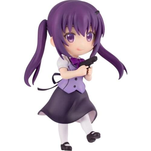 Anime Is The Order A Rabbit? Tedeza Rize Q Version Action Figures Model Ornaments Hand-Made PVC Collectible Peripherals Toys