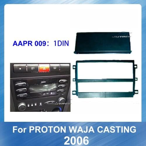 Car Frame Radio Fascia for Proton Waja Casting 2006 Stereo Panel Dashboard Kit Refitting Installation Frame Bezel Accessories