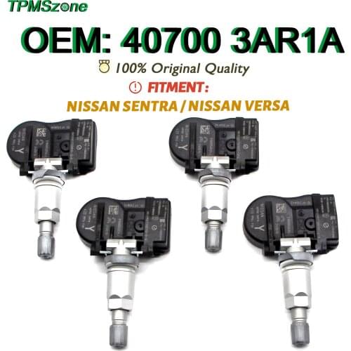 Car TPMS 407003AR1A Tire Pressure Monitoring System 433MHz 40700-3AR1A Tyre Air Monitor Sensor For NISSAN SENTRA NISSAN VERSA