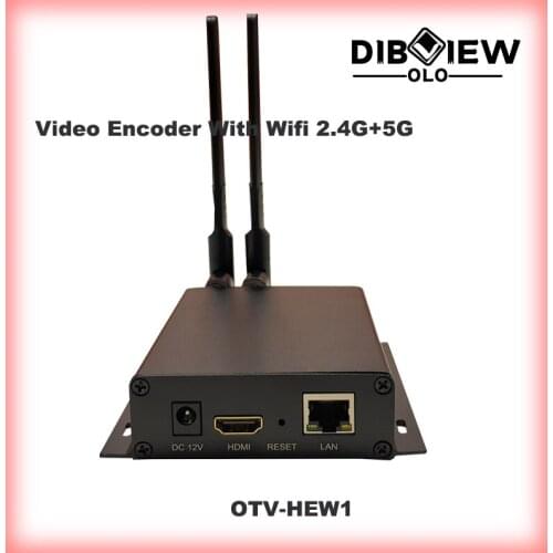 H.264 H.265 Video Streaming HDMI Encoder to IP RTMP SRT ONVIF HLS M3U8 Facebook Youtube Live Broadcast Wifi 2.4G 5G