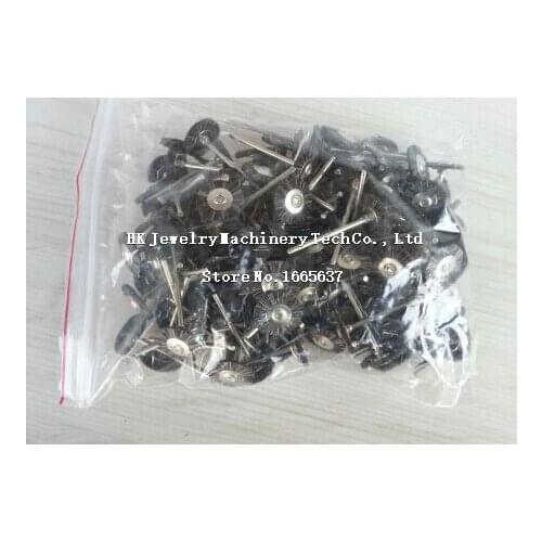 Jewellery making 50pcs/box Brown Horse Hair Mini brushes 19mm dia jewelry mini brush
