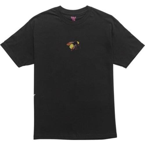 New 2021 golf With Tag Bees Le Fleur Tyler The Creator T Shirts T-Shirt Hip Hop Skateboard Street Cotton T-Shirts Tee Top #G02