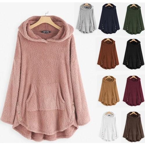 New Winter Fleece Sweater Oversized 5XL Sherpa Fleece Fluffy Thin Pullovers Hooded Women Big Size Casual Sweaters