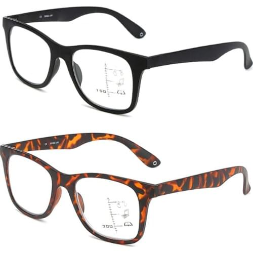 Reading Glasses Progressive Multifocal Glasses Frame Unisex Near Far Sight Diopter Eyewear