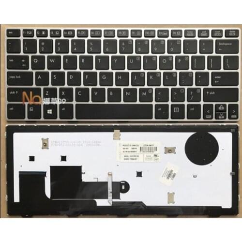 New backlit keyboard for HP EliteBook Revolve 810 G1 810 G2 Silver frame