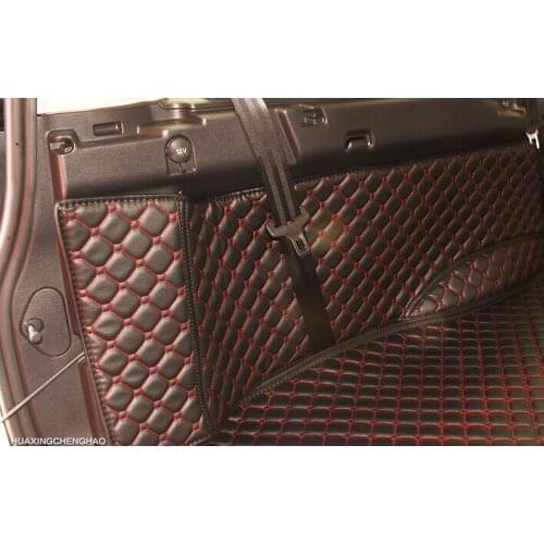 Customized full covered car trunk mats for Land Rover Discovery 5seats waterproof durable carpets for Discovery 4 Velar