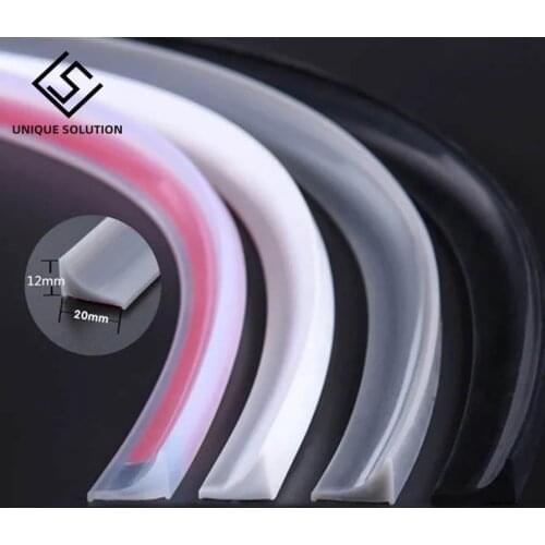 Bathroom Water Stopper Water retaining strip Bendable Bathroom door washing machine Shower Threshold Water shower dam Barrier