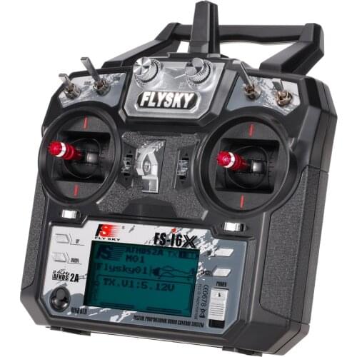 RC Parts Flysky FS-i6X 2.4GHz 6CH AFHDS 2A RC Transmitter with FS-iA6B Receiver for RC Drone Airplane Helicopter Quadcopter