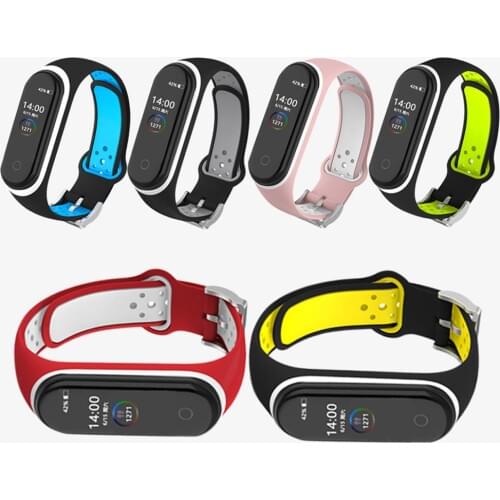 Kuulee Mi Band 4 Strap Sport Silicone Watch Wrist Bracelet Miband 4 Strap Accessories Bracelet Smart for Xiaomi Mi Band 4 Strap