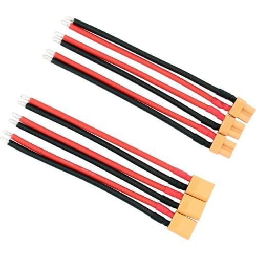XT30 Pigtail Plug Male and Female Connector with 100mm/150mm 16AWG Tinned Wire Cable for RC Lipo Battery FPV Drone charger