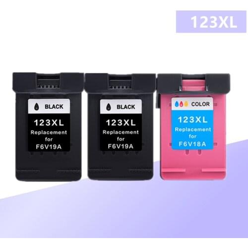 Compatible For HP123 123XL Ink Cartridge for HP 123 DeskJet 1110 1111 1112 2130 2132 2134 Officejet 3830 3831 3832 3834 Printer
