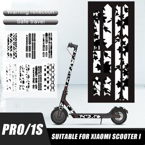 Reflective Stickers for Xiaomi MI/Pro/1s Reflect Light Tags Decals Night Safety Warning Electric Scooter Skateboard Accessories
