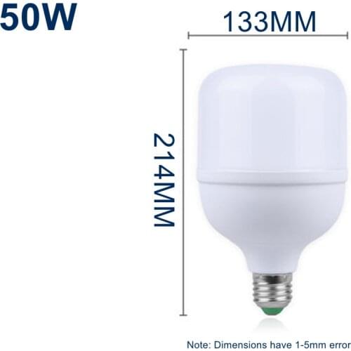 High power E27 LED Bulb Lights 5W 10W 15W 20W 30W 40W 50W Lampada Ampoule Bombilla Energy Saving Led Lamps for Home Living Room