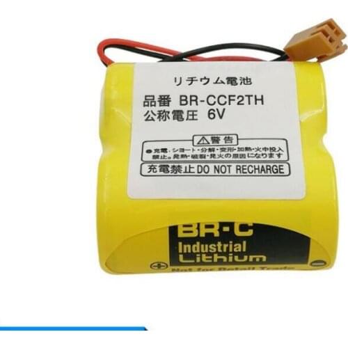 10pcs Brand New BR-CCF2TH Battery with w/2P plug 6V 5000mah PLC FANUC Lithium Batteries