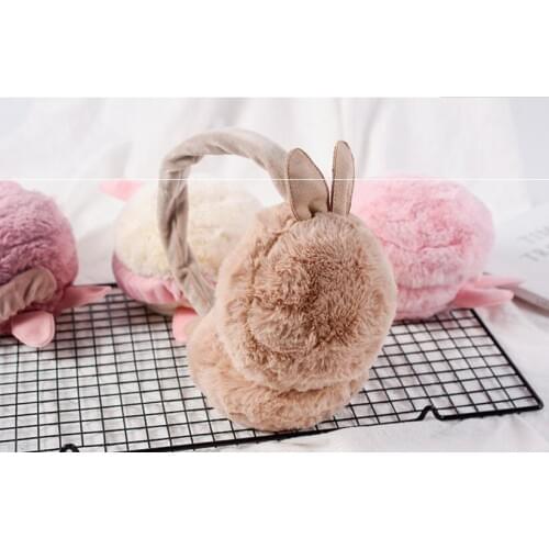 2021 5pcs New Fashion Cute headphones Rabbit Earmuffs Winter Warm headphones